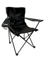 Chaise pliante d'extérieur en bois massif et aluminium, fauteuil portable avec dossier et accoudoirs pour le camping, la pêche et la plage, en tissu Oxford