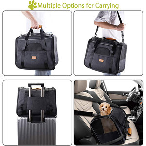 Portable compagnie aérienne approuvé doux face <span class=keywords><strong>chien</strong></span> épaule portant petit chat <span class=keywords><strong>sac</strong></span> <span class=keywords><strong>de</strong></span> <span class=keywords><strong>transport</strong></span> pour animaux <span class=keywords><strong>de</strong></span> compagnie étanche pliant fourre-tout voyage <span class=keywords><strong>sac</strong></span> pour animaux <span class=keywords><strong>de</strong></span> compagnie pour - Product Image 3
