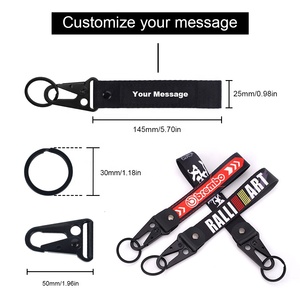 Llavero bordado personalizado de fábrica, estilo Jet Tag, venta al por mayor, OEM bienvenido - Product Image 4