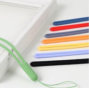 Silicona multifuncional de longitud larga 43cm tarjetas de identificación colgantes cuerda de goma suave colorido elástico líquido cuello teléfono Correa colgante - Product Image 5