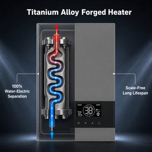 Calentador de Agua Eléctrico Instantáneo de Alta Eficiencia con LED para Toda la Casa, Gimnasio, Hotel, sin Tanque, Temperatura Constante - Product Image 3