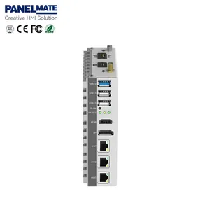 Codesys personalizzazione industriale mini pc ibox J6412 8G 128G scatola di bordo PC etercat in tempo reale din rail Box mini pc