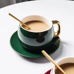 Creatieve Koffiekopje Schotel Set Europese Keramische Cup Home Office Afternoon Tea