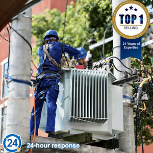 Transformador de Fábrica 100kVA 125kVA 160kVA 200kVA Trifásico 220V para 380V Preço - Product Image 1