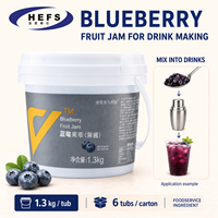 Premium Fruit Jam for Chain Stores 1.3kgx6 Carton 10 Flavors Consistent Quality for Multi Location Foodservice