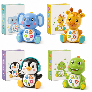 Fabricante de Juguetes Educativos de Plástico Personalizables OEM, Venta al por Mayor de Juguetes Musicales Eléctricos para Bebés, Juguete Robot Interactivo de Aprendizaje - Product Image 1
