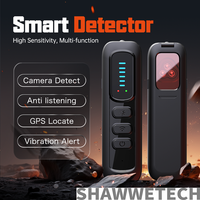 SHAWWETECH PD01 Détecteur portable RF et infrarouge, détecteur de caméra espion haute vitesse, scanner anti-espion