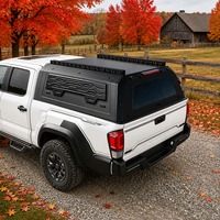 Capot rigide de camionnette en aluminium massif durable, personnalisable, à verrouillage manuel, pour pick-up