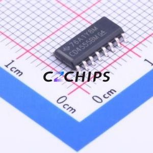 Commutateur/codec/multiplexeur de Signal de puce IC de Circuit intégré SOIC-16 CD4555BM original et nouveau - Product Image 1