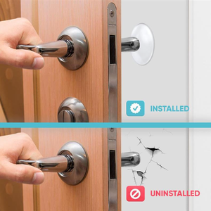 6 unidades/bolsa Almohadillas de silicona anticolisión y silenciadoras - Amortiguadores para manijas de puerta, Adhesivos para puertas de refrigerador, Tope de puerta, Protector de pared trasera para puertas de armario - Product Image 6