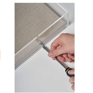 고광택 벽걸이 디스플레이 프레임 아크릴 섀도우 박스 (뚜껑 포함, 3D 아트 사진 그림용) - Product Image 5