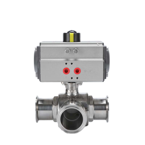 Abrazadera sanitaria SS304 <span class=keywords><strong>de</strong></span> clase T, válvula <span class=keywords><strong>de</strong></span> bola <span class=keywords><strong>de</strong></span> <span class=keywords><strong>3</strong></span> vías y 1 pulgada, Manual <span class=keywords><strong>de</strong></span> Instalación rápida, válvula <span class=keywords><strong>de</strong></span> bola eléctrica neumática personalizable OEM - Product Image 6