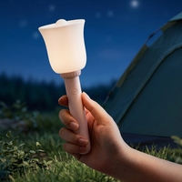 Lampe de nuit portable en silicone LJC-253 Star Handy, rechargeable par USB-C, lampe d'ambiance à changement de couleur par secousse pour chambre d'enfant