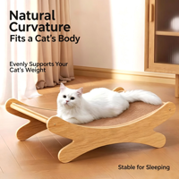 Lit et chaise longue pour chat en sisal durable, anti-chute de fibres, protège votre canapé, griffoir pour chat
