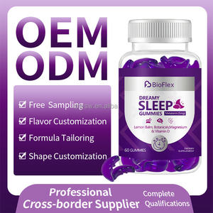 Gomitas de Melatonina con Extracto de Hierbas Orgánicas Veganas Naturales de Marca Privada OEM ODM, con Magnesio y Vitamina <span class=keywords><strong>D2</strong></span> para Dormir - Product Image 5
