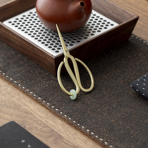 Oogishido <b>Iron</b> Tea Scissors 3 In Ultra Sharp Blade For Tea Ceremony Home Use Handmade Thread Trimmer - Product Image 2