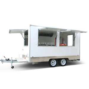 Camion de restauration rapide mobile économique avec cuisine commerciale pour la vente de hot-dogs et de hamburgers - Product Image 1