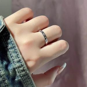 Bague étoile octogonale en argent pur S925 Wenchi pour femmes, design simple avec étoiles scintillantes en zircon et diamant - Product Image 5
