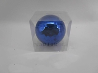 Bolas de Navidad Brillantes con Corte de Diamante, Hechas a Mano, Irrompibles, Adornos Colgantes de Varios Tamaños, Color Eden, para Decoración Navideña y de Bodas