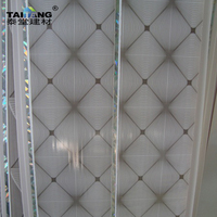 Plafonnier en plastique PVC Décoratif Lambris Pvc Plafond En Bois 5M Dalles De Plafond