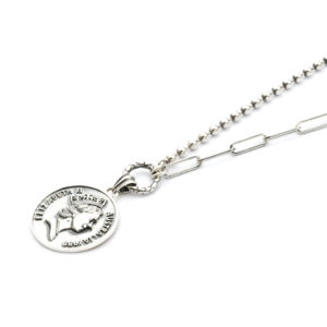 ใหม่มาถึงเครื่องประดับเงินสเตอร์ลิงผู้ชายที่กำหนดเองสร้อยคอเสน่ห์ราชินีสร้อยคอเครื่องประดับจี้ที่กำหนดเอง - Product Image 3