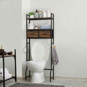 Stainless Steel Bathroom <b>Storage</b> Rack Space-Saving Multi-Tier <b>Shelving</b> Unit For Hotel Home - Product Image 3