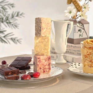 Cubes d'énergie compressés multi-saveurs, biscuits durs riches en énergie, collation portable en vrac, boîte/sac - Product Image 6