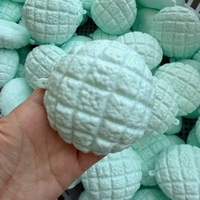 60 Designs ASMR Squishy Anti-stress en argile, effet craquant, jaune, rose, noir, au beurre salé, en forme de bâton de beurre rempli