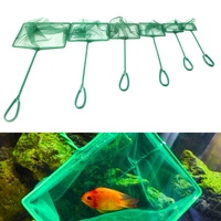 Lynpet Eco-Friendly Small Betta Fish Net 3 "-10" Square Shrimp Acuario Objetos de limpieza de peces Objetos flotantes de plástico Pez pequeño
