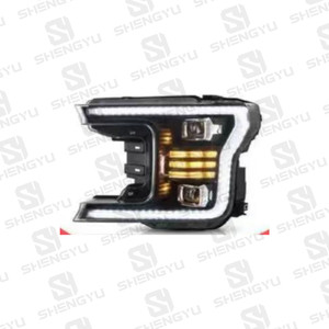 Parachoques Delanteros para Automóviles con Rejilla y Faros Delanteros para FOR-D Ranger 2012-2021, Actualización al Estilo F150 2018 <span class=keywords><strong>HULK</strong></span> - Product Image 3