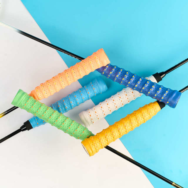 Orbia Sports Double Colorful Tacky Overgrip Badminton Tennis Pro Overgrip PU Material Anti Slip Tennis Grip Band