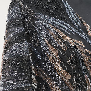 Vente en gros d'usine : Tissu en dentelle perlée délicate et élégante – Fournisseurs de tissus en dentelle perlée - Product Image 3