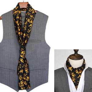 Novedad personalizada para hombre colorido doble cara corbata <span class=keywords><strong>Ascot</strong></span> corbata bufanda para fiesta de negocios - Product Image 3