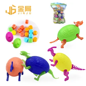 Kids Favorite Surprise Egg Plastic Dinosaur Toy Candy Surprise Egg Toy Candy