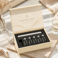 Boîte-cadeau magnétique en papier kraft sur mesure pour flacon de peptide, emballage cosmétique pour flacon de peptide 10ml/3ml