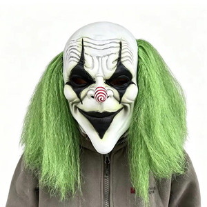<span class=keywords><strong>Nouveau</strong></span> Masque de Sorcière d'Horreur pour Halloween, Accessoires Effrayants, Masque en Latex Décoratif pour Femme aux Cheveux Blancs, Fantôme, Zombie, Couvre-tête - Product Image 4