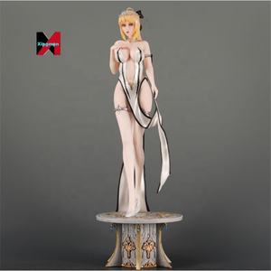 Fate Stay Night Saber Altria PenDragoned 55cm Figurine d'anime Modèle Kit Statue Décoratif de collection Grand cadeau artisanat en plastique - Product Image 4