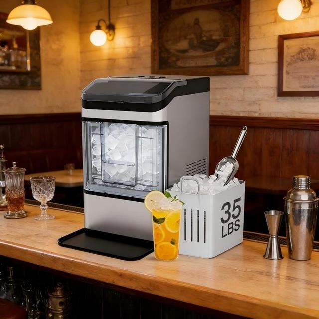Manufacturers Portable Auto Cleaning Chewable Ice Maker Machine 15kg/Day Nugget Ice Maker Machine Countertop