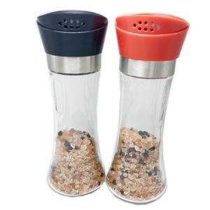 Nouveau <span class=keywords><strong>Design</strong></span> bouteille d'assaisonnement sel poivre Shaker 180ml verre à épices Shaker - Product Image 4