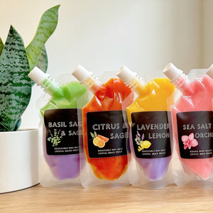 wax melts item personalizados hot empaque shaving fruit soy squeezable wholesale dog aroma custom scented squeeze wax melts - Product Image 5