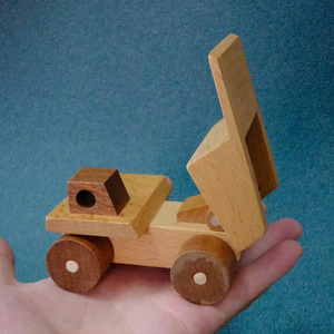 FSC En-71 bsci ชุดก่อสร้างไม้แฮนด์เมดรถของเล่น Montessori - Product Image 3