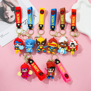Llavero de Silicona con Diseño de Spiderman y Wolverine de los Vengadores 2026, Color Personalizado, Promocional, Hecho en China - Product Image 1