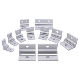 Support d'angle à 90 degrés en alliage d'aluminium, connecteur à angle droit 30 30 40 40 40 80, support de fixation renforcé en aluminium - Product Image 1