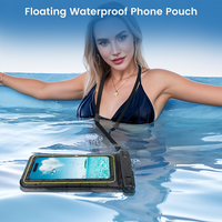 Sac étanche pour téléphone portable en PVC de haute qualité RTS, flottant, universel, pour piscine et plage