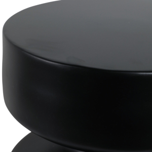 Sgabello Rotondo in Metallo, Pouf Moderno per Arredamento Casa, Camera da Letto, Soggiorno, Cucina, Patio - Product Image 5