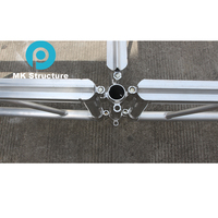 Plate-forme de scène portable pour événement de concert intérieur extérieur cadre de scène en aluminium structure en treillis