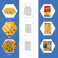 Machine d'emballage automatique Vffs 10 têtes 14 têtes peseur d'azote soufflé snack grain chips arachides graines dragées noix croustillantes