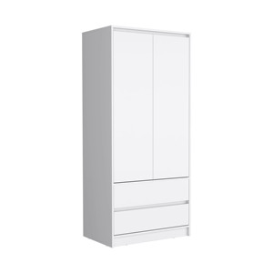 Juego de dormitorio de 2 piezas Lewes, color blanco - Product Image 3