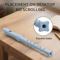 Wholesale Custom Logo 8 Holes German Soprano Recorder ABS Plastic C Key Descant Flute Macaron Color For School Teaching Kids