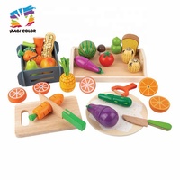 Jeu de courses populaire pour enfants, maison de jeu, chariot de crème glacée en bois, jouet W10A178